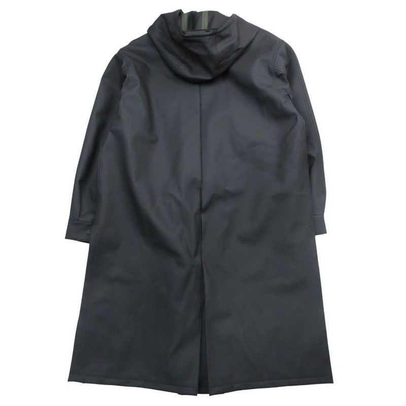 Fendi Hoodie Raincoat Jacket Coding Logo Patch 56 Black