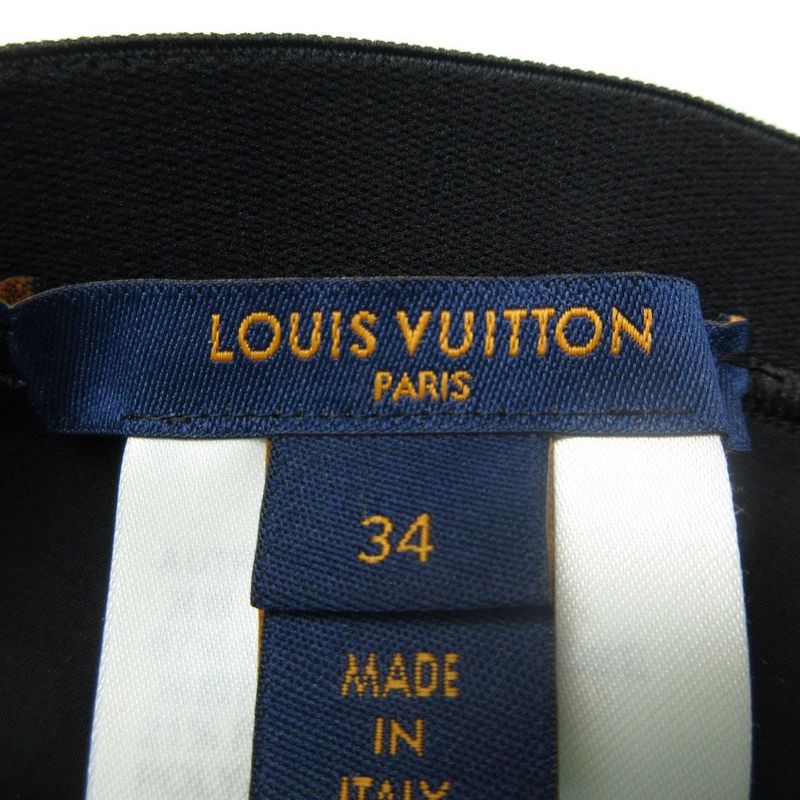 Louis Vuitton Logo Leggings Pants Stretch Jersey Training Wear 34 XS