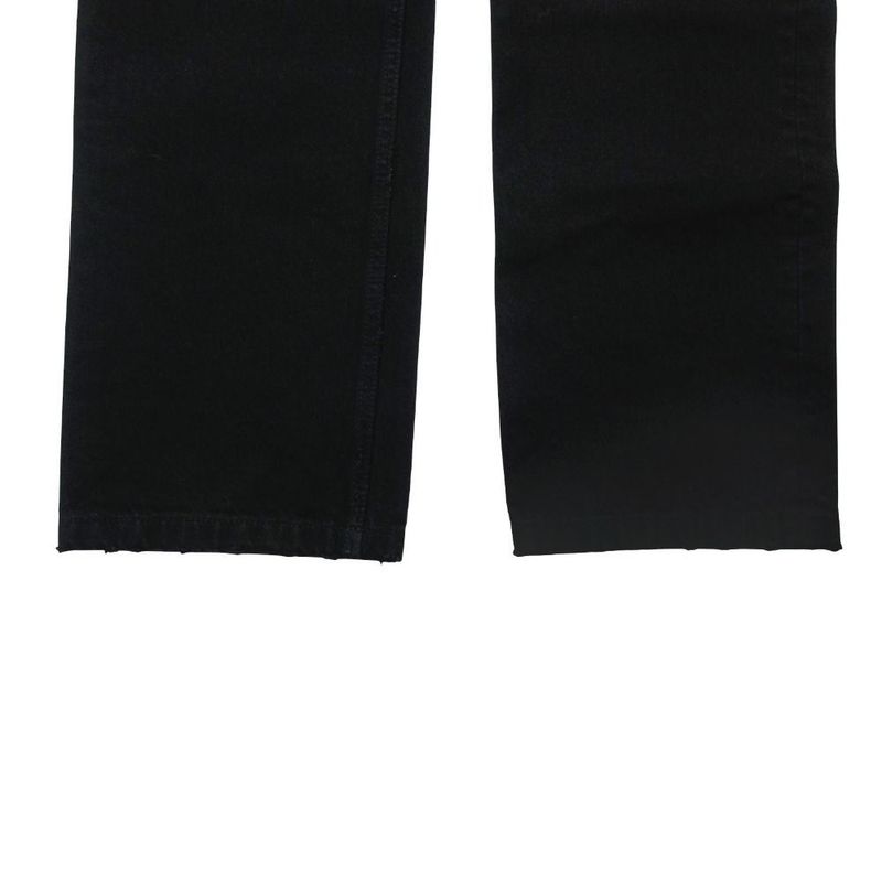 Balenciaga Black Denim Pants Distressed Button Fly Jeans 25