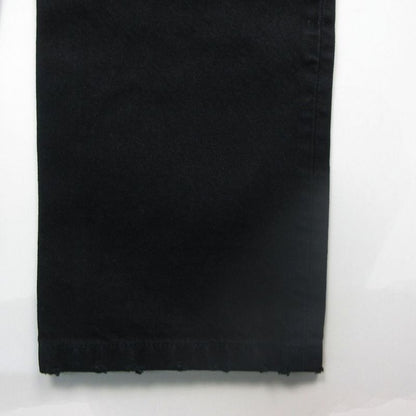 Balenciaga Black Denim Pants Distressed Button Fly Jeans 25