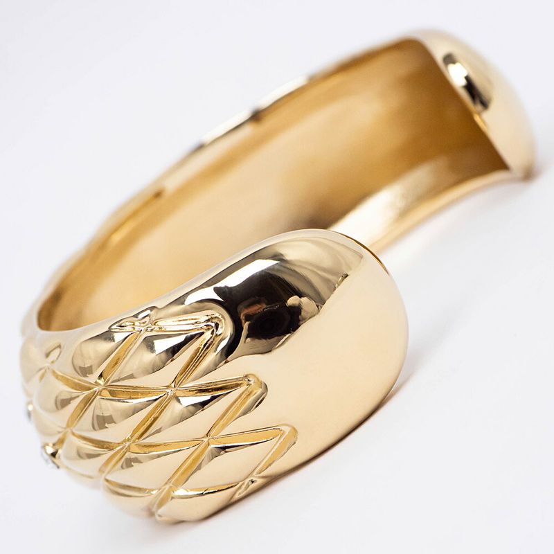 Chanel P Spring Collection Bangle Gold Bracelet