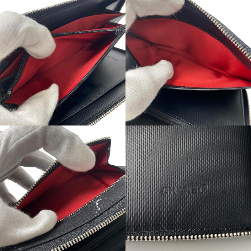 Chanel Travel Line Zip Around Wallet No 5