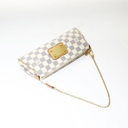 Louis Vuitton Shoulder Bag Damier Azur
