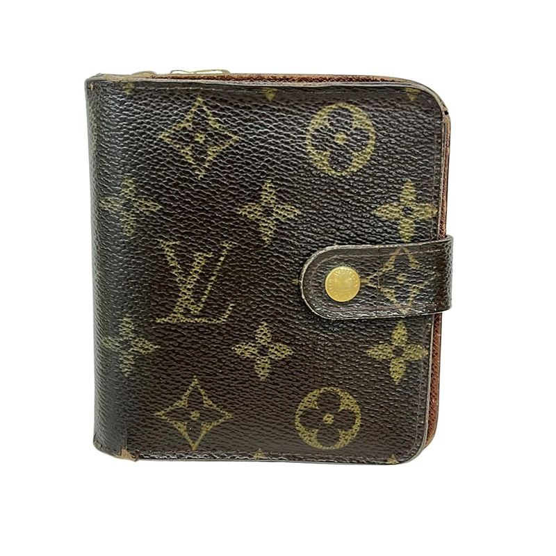 Louis Vuitton Bifold Wallet Monogram Compact Zip