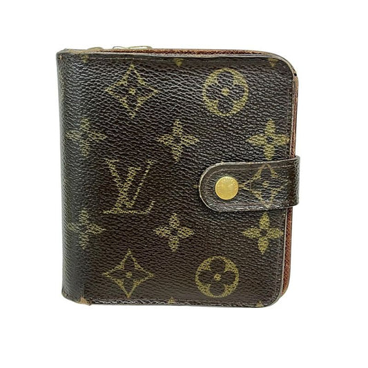 Louis Vuitton Bifold Wallet Monogram Compact Zip
