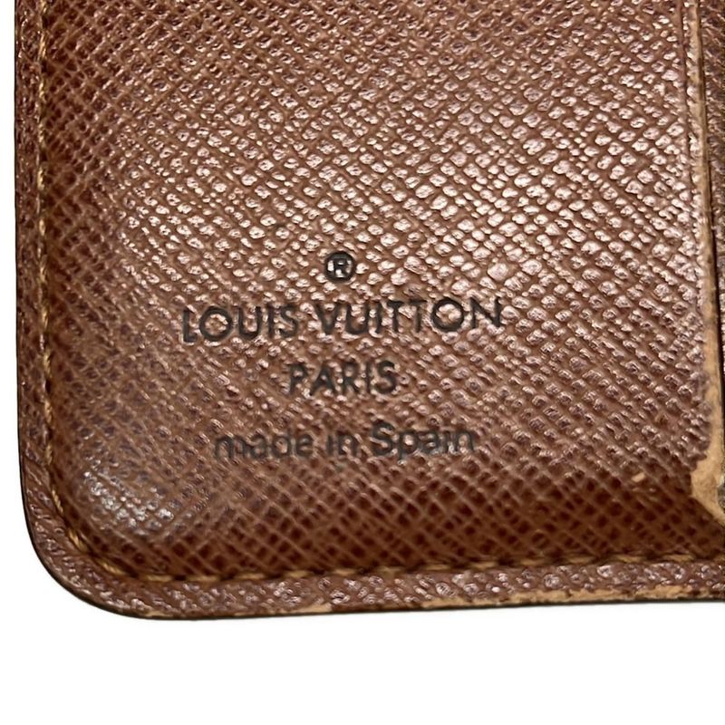 Louis Vuitton Bifold Wallet Monogram Compact Zip