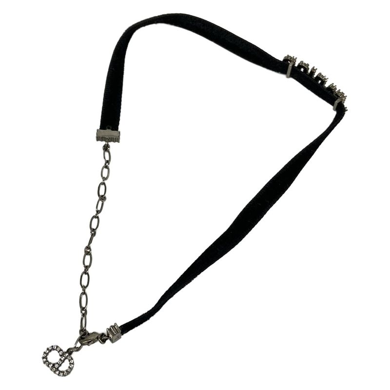 Dior Choker J'adior Black Silver Clear