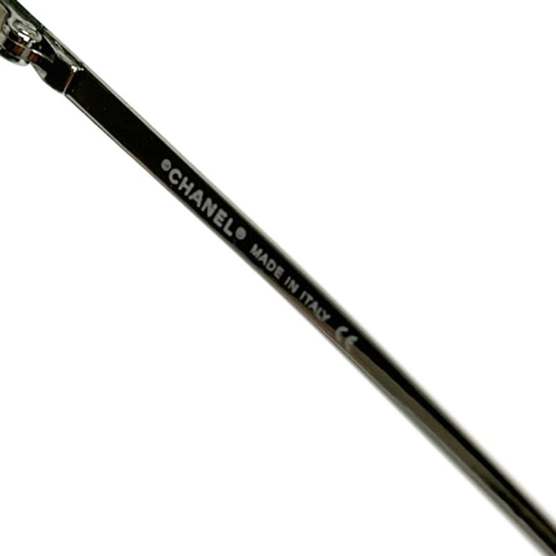 Chanel Sunglasses Light Gray Silver CC Logo