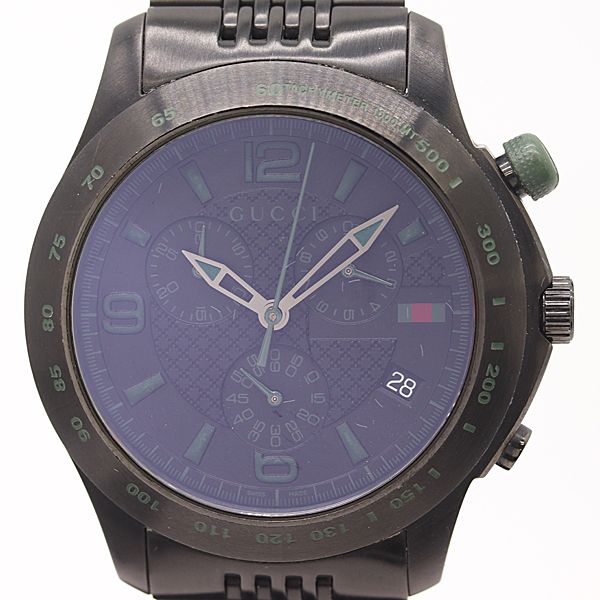 Gucci G-timeless Chronograph 126.2 Quartz Black Dial Watch
