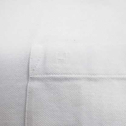 Hermes Short Sleeve T-Shirt Embroidery Cotton Pique S Top