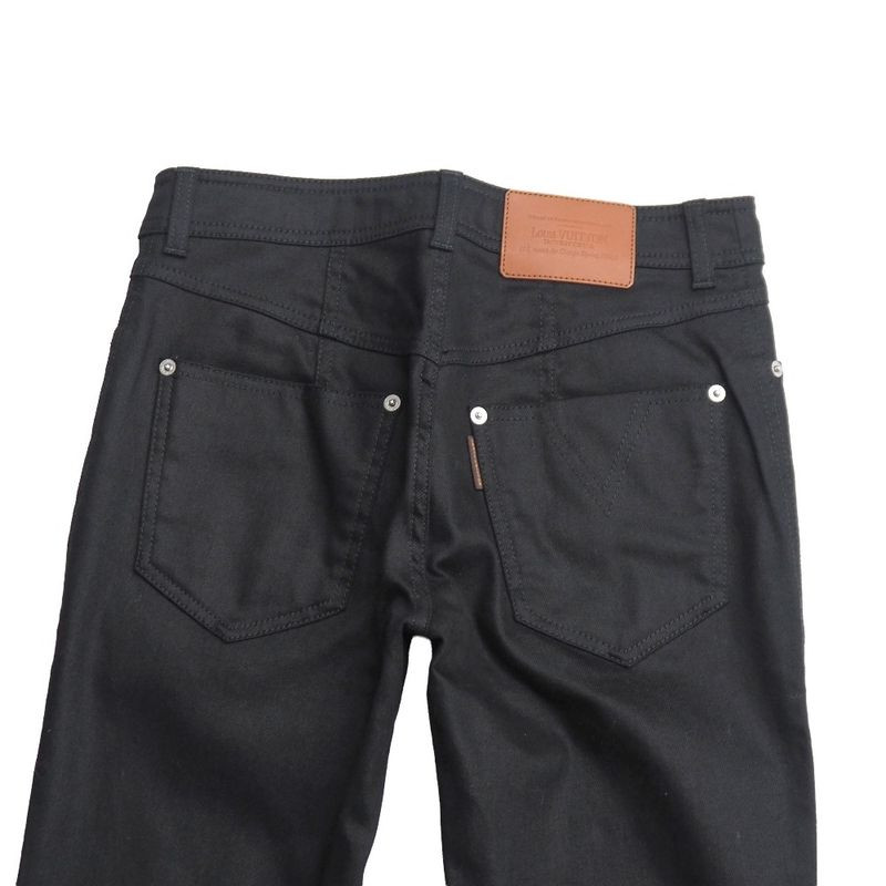 Louis Vuitton Skinny Pants 36 Black Denim