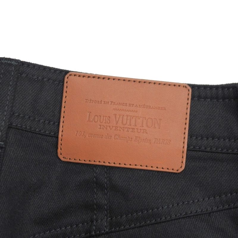 Louis Vuitton Skinny Pants 36 Black Denim