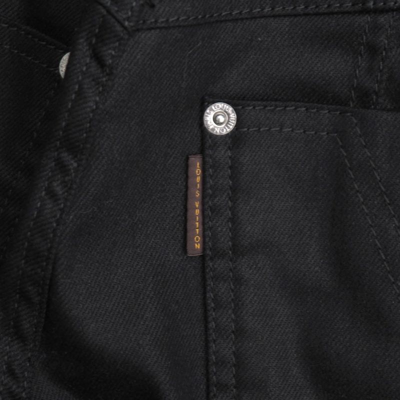 Louis Vuitton Skinny Pants 36 Black Denim