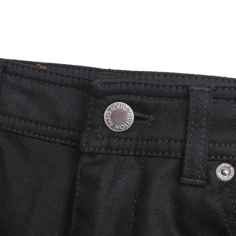 Louis Vuitton Skinny Pants 36 Black Denim