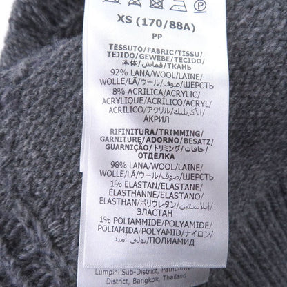 Gucci Wool Jumbo GG Logo All Over Pattern Long Sleeve Knit Cardigan