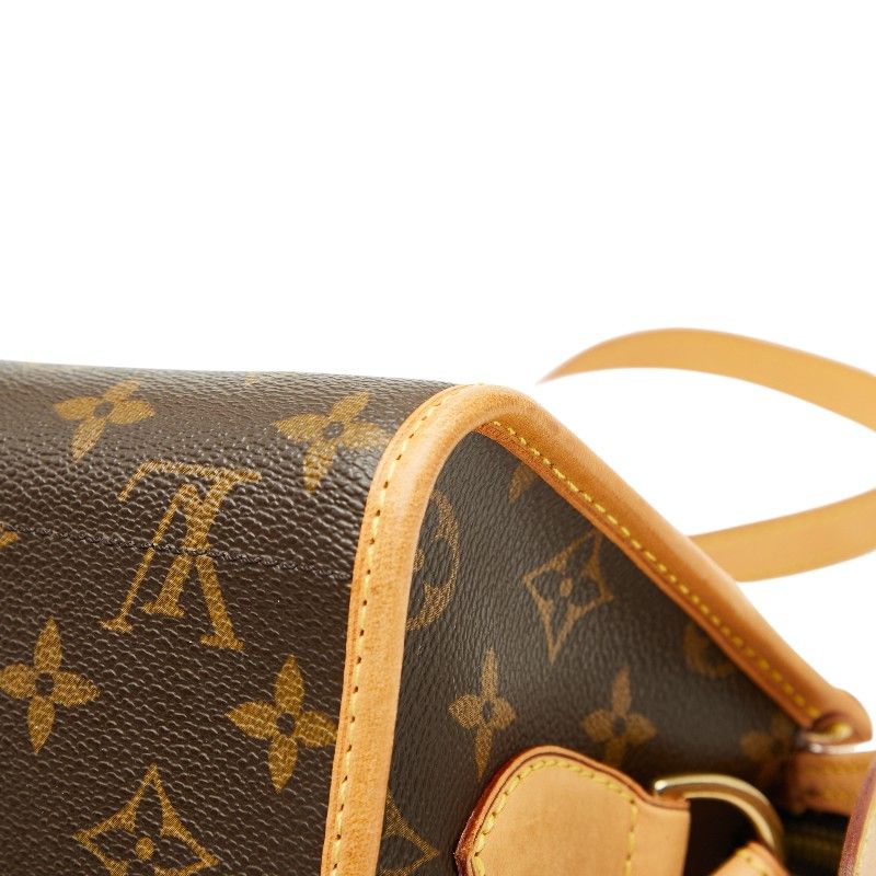 Louis Vuitton Monogram Popincourt Long Crossbody Shoulder Bag Brown