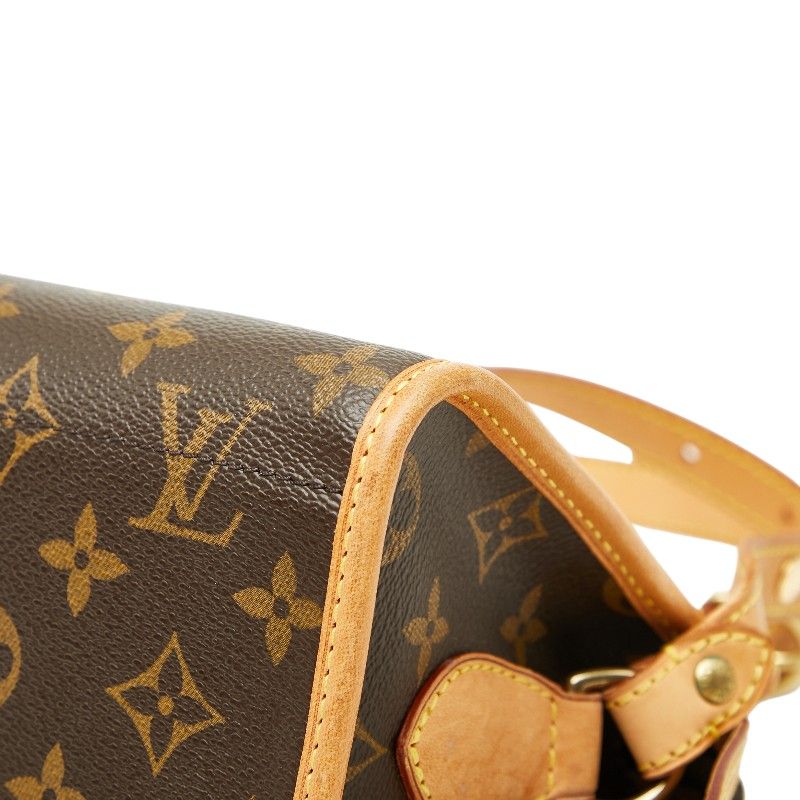 Louis Vuitton Monogram Popincourt Long Crossbody Shoulder Bag Brown