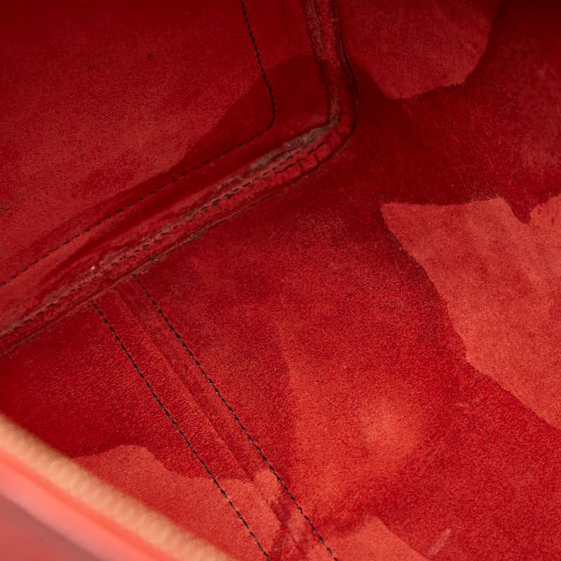 Louis Vuitton Epi Speedy 40 Boston Bag Castilian Red Leather
