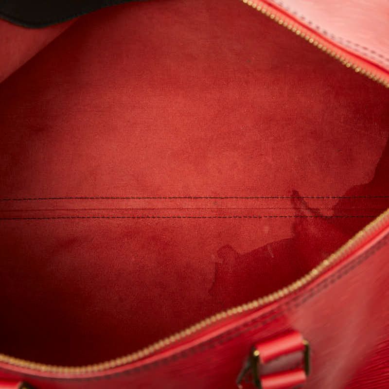 Louis Vuitton Epi Speedy 40 Boston Bag Castilian Red Leather