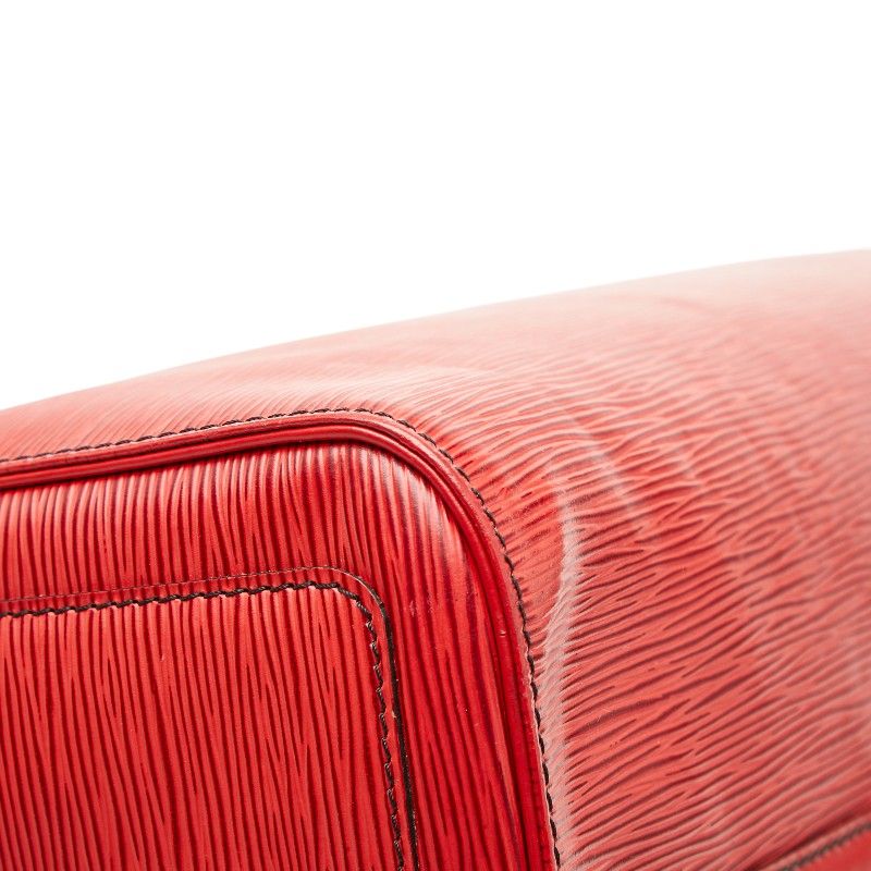 Louis Vuitton Epi Speedy 40 Boston Bag Castilian Red Leather