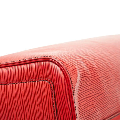 Louis Vuitton Epi Speedy 40 Boston Bag Castilian Red Leather