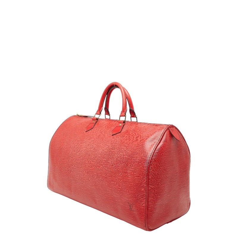 Louis Vuitton Epi Speedy 40 Boston Bag Castilian Red Leather