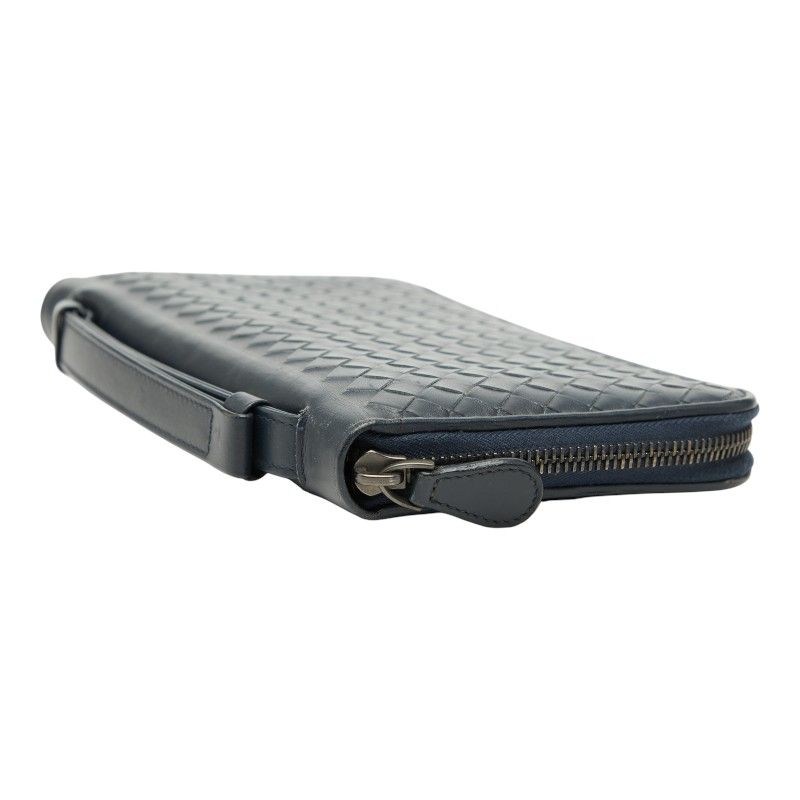 Bottega Veneta Intrecciato Organizer Zip Around Wallet Zip