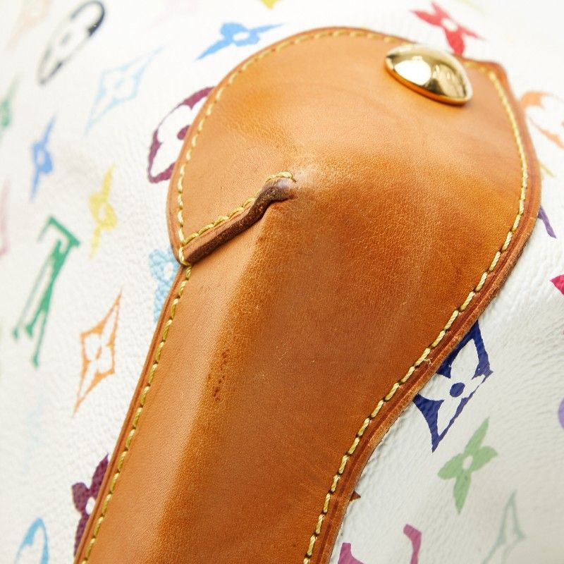 Louis Vuitton Monogram Multicolor Ursula Bronze White Leather