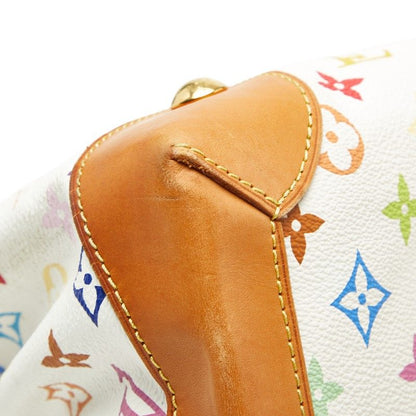 Louis Vuitton Monogram Multicolor Ursula Bronze White Leather