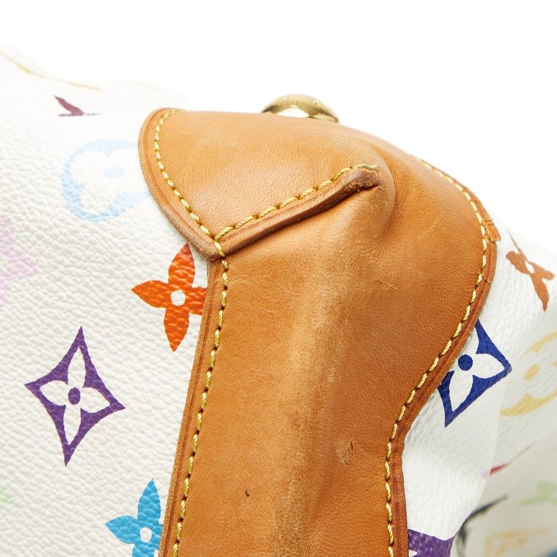 Louis Vuitton Monogram Multicolor Ursula Bronze White Leather
