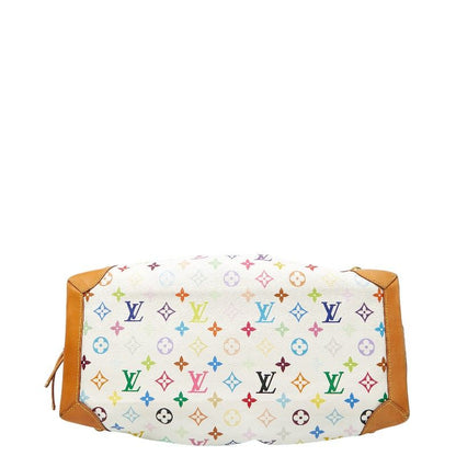 Louis Vuitton Monogram Multicolor Ursula Bronze White Leather