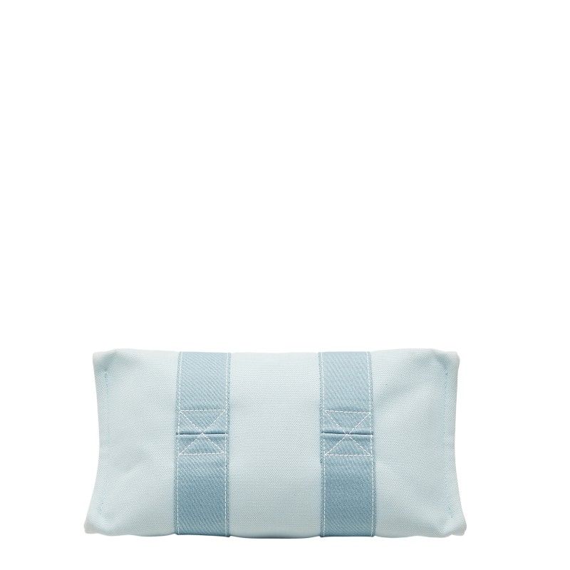 Hermes Bora PM Tote Blue Canvas