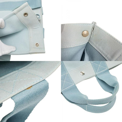 Hermes Bora PM Tote Blue Canvas
