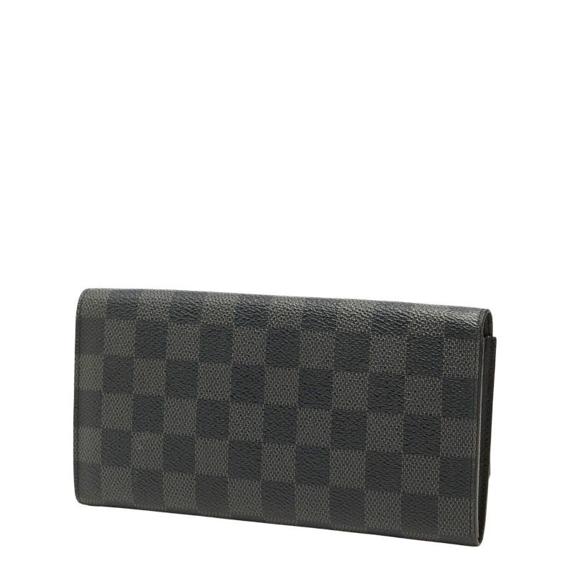 Louis Vuitton Damier Graphite Portefeuille Long Modular Black