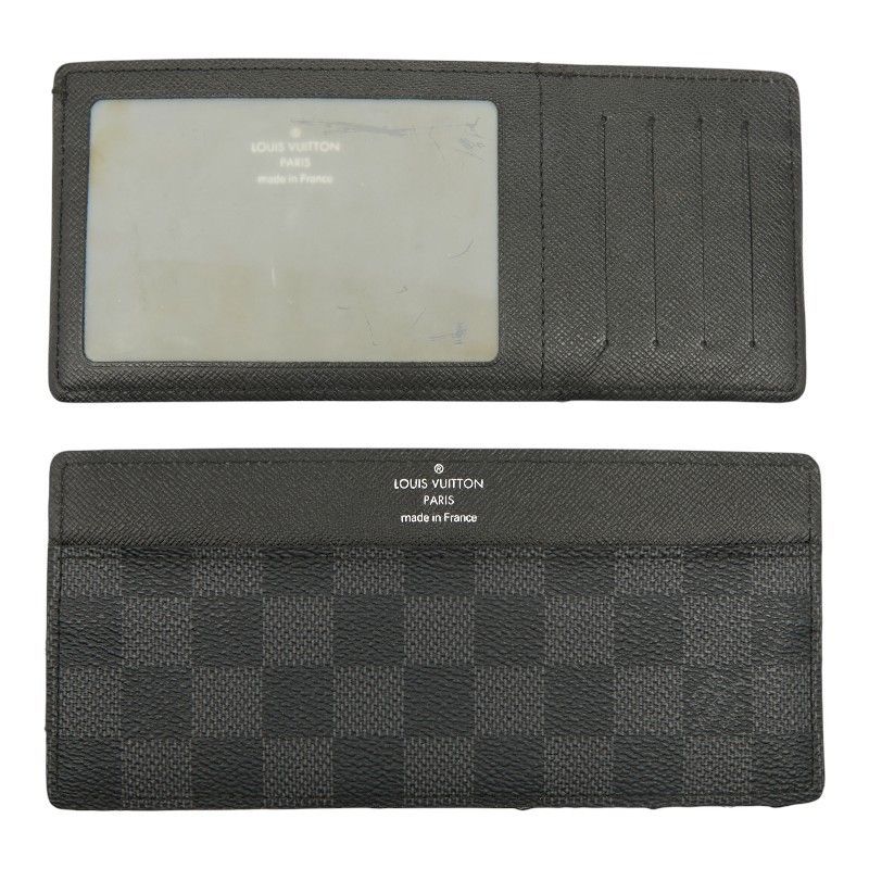 Louis Vuitton Damier Graphite Portefeuille Long Modular Black