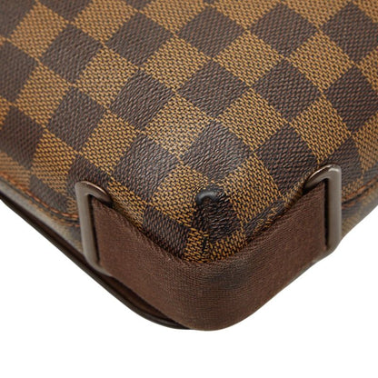 Louis Vuitton Damier Brooklyn PM Brown Leather