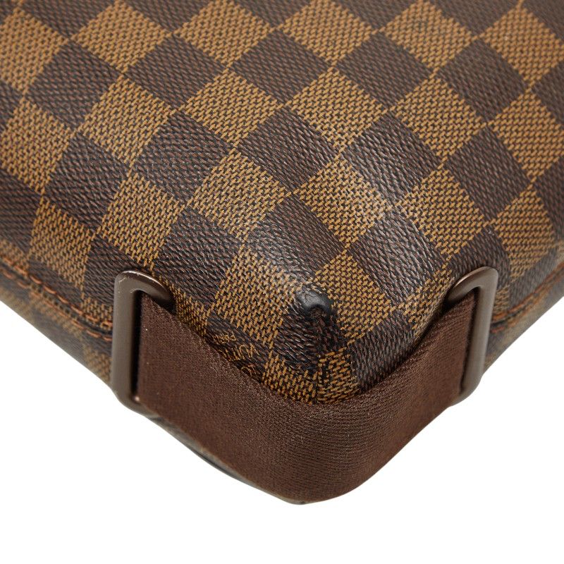 Louis Vuitton Damier Brooklyn PM Brown Leather