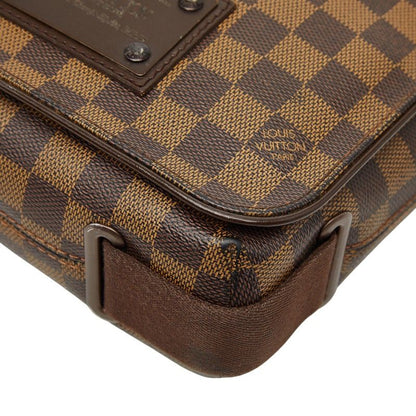 Louis Vuitton Damier Brooklyn PM Brown Leather