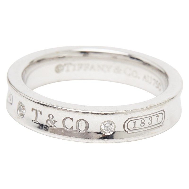 Tiffany & Co. Narrow Ring 18K White Gold