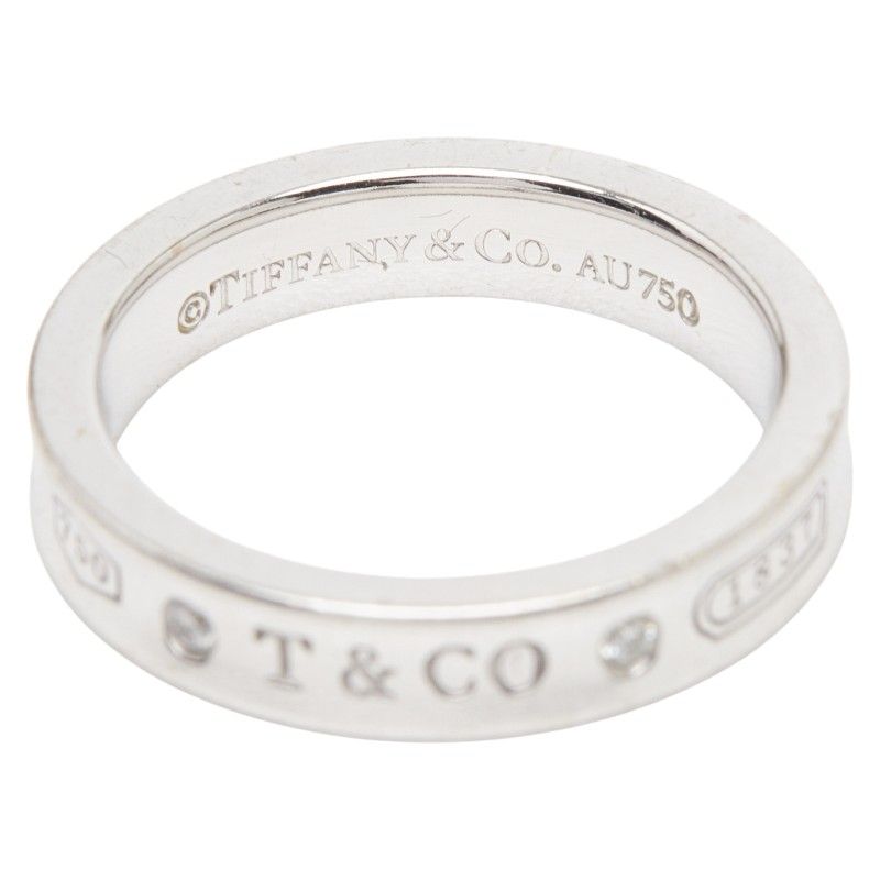 Tiffany & Co. Narrow Ring 18K White Gold