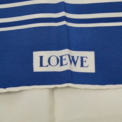 Loewe Anagram Ivory Blue Silk
