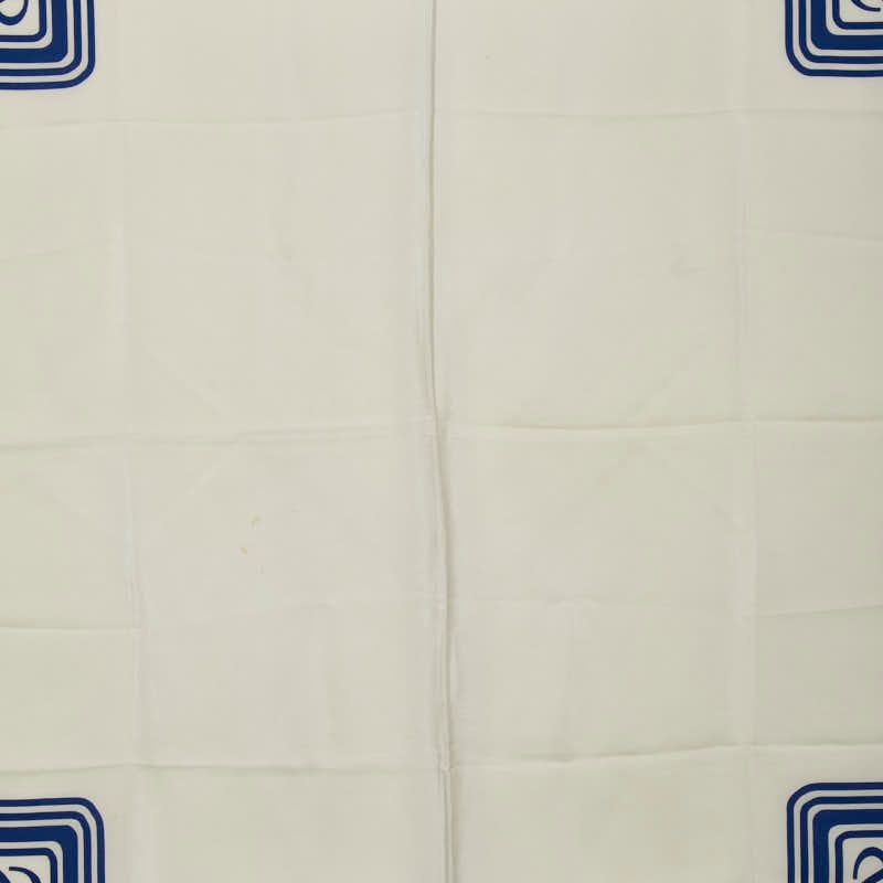 Loewe Anagram Ivory Blue Silk