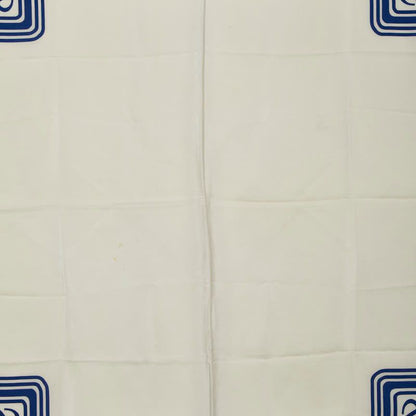 Loewe Anagram Ivory Blue Silk