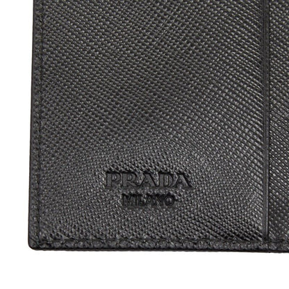Prada 6 Key Case Black Nylon Key Holder