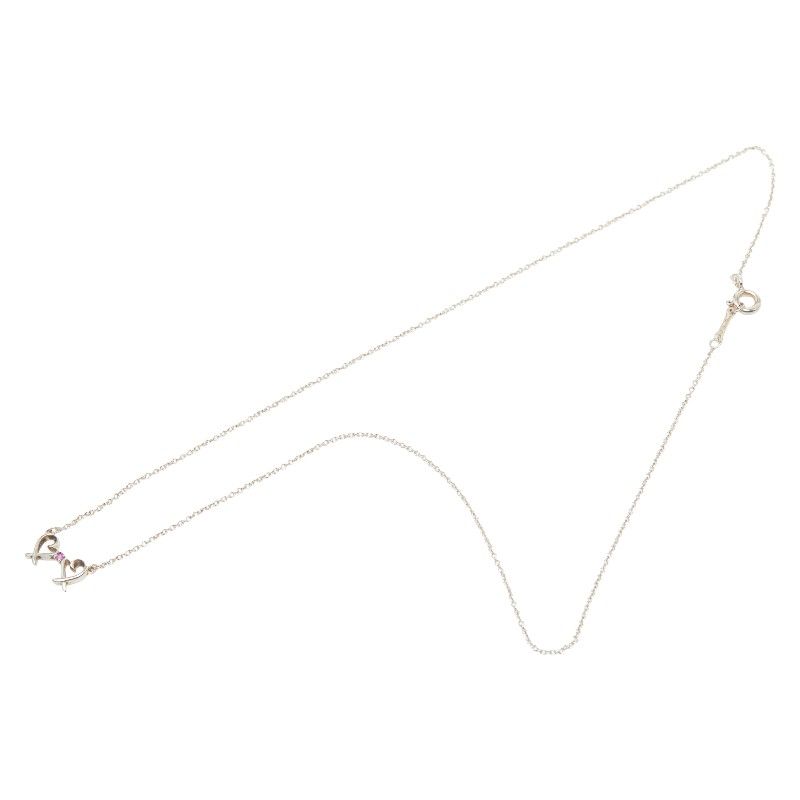 Tiffany & Co. Double Loving Silver Pink
