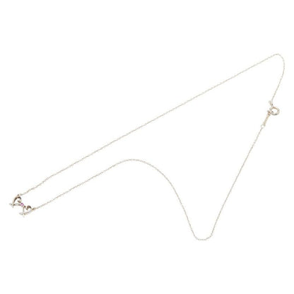 Tiffany & Co. Double Loving Silver Pink