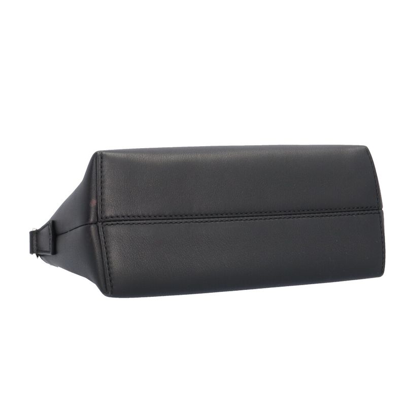 Fendi by the Way Mini Shoulder Bag Leather Black Brown