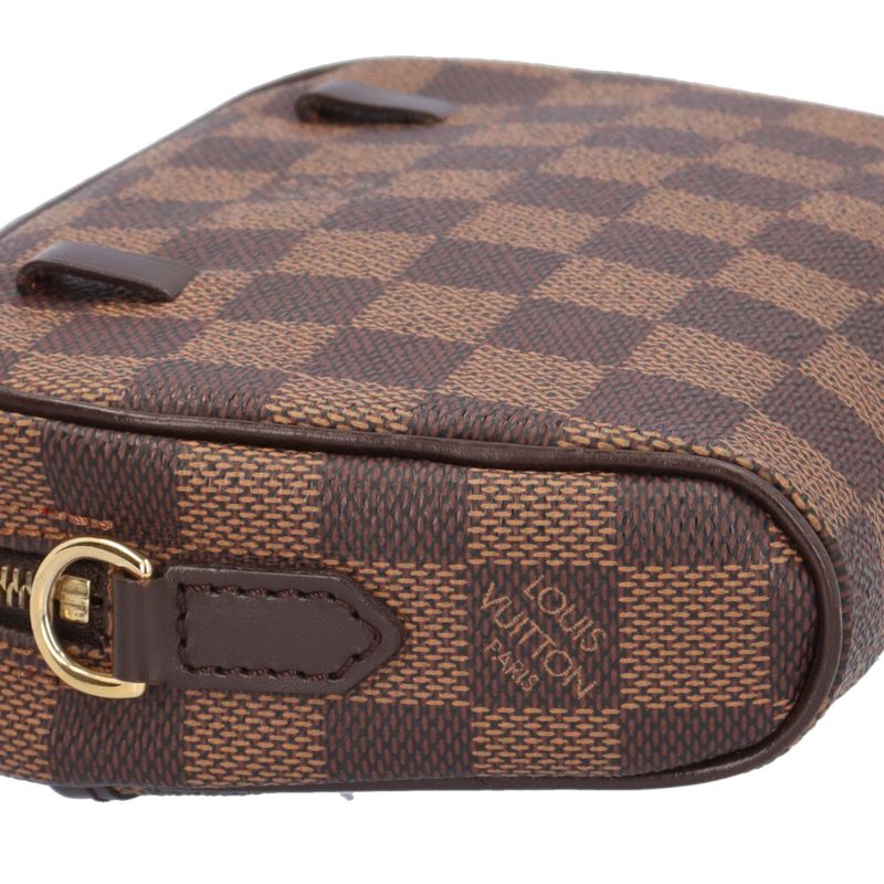 Louis Vuitton Pochette Ipanema Damier Shoulder Bag Canvas Brown
