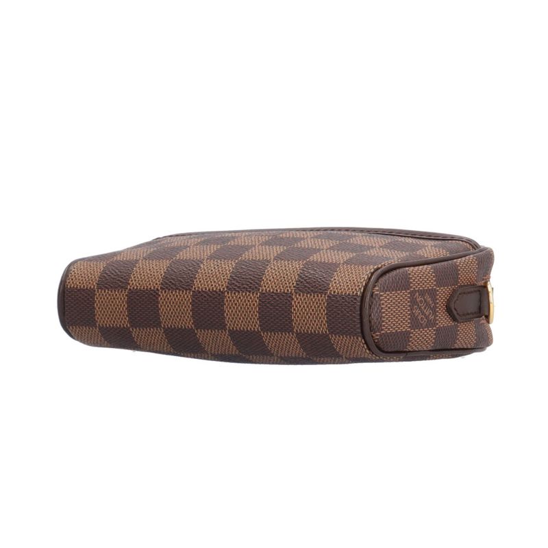 Louis Vuitton Pochette Ipanema Damier Shoulder Bag Canvas Brown