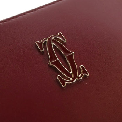 Cartier Double C de Clutchback Handbag with Flap Gold